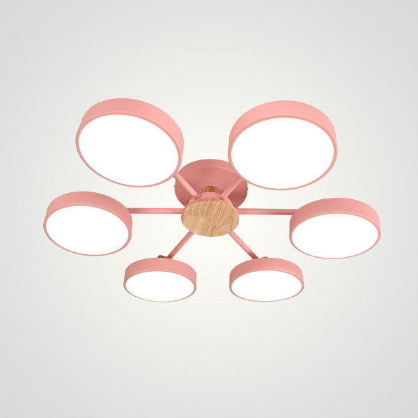 Потолочная люстра MOVE 6 Pink