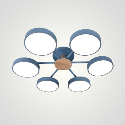 Потолочная люстра MOVE 6 Blue