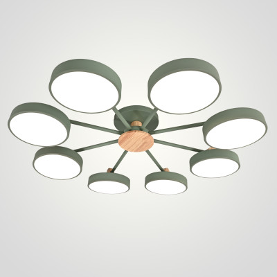 Потолочная люстра MOVE 8 Green