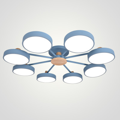 Потолочная люстра MOVE 8 Blue