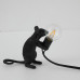 Настольная лампа Mouse Sitting Black