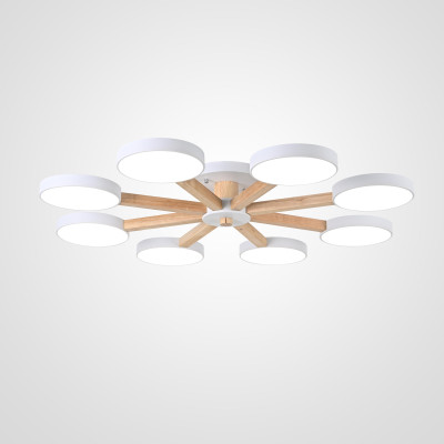 Потолочная люстра TURNA 8 White