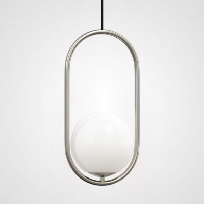 Подвесной светильник Matthew McCormick hoop 40 Silver MILA Pendant