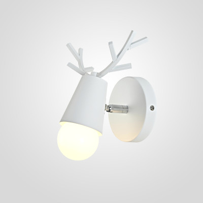 Бра с рожками DEER A White