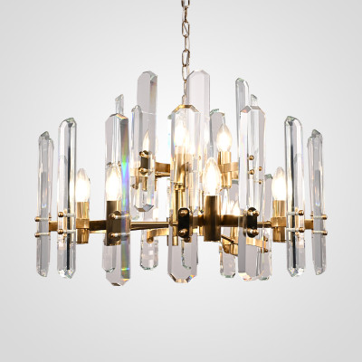 Подвесная люстра RH BONNINGTON Chandelier brass D660