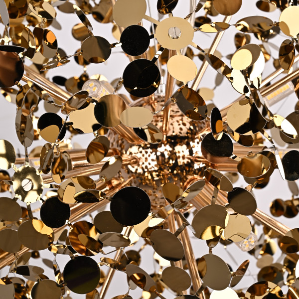 Подвесной светильник Tezani Argent Suspension Pendant lamp 85 gold D60