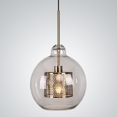 Подвесной светильник CATCH F pear brass D30