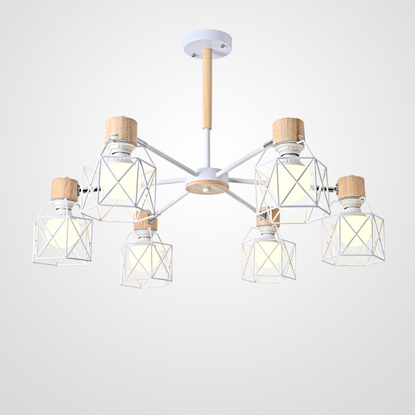Потолочная люстра CORF B3 White 6 lamps