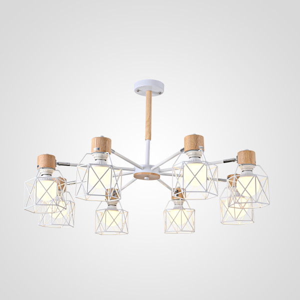 Потолочная люстра CORF B3 White 8 lamps