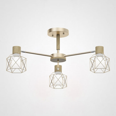 Потолочная люстра CORF B3 Champagne 3 lamps