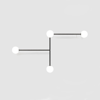 Настенный светильник LINES 4 Black