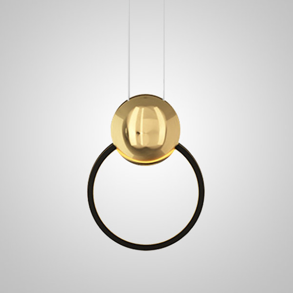 Подвесной светильник SIGHT black brass