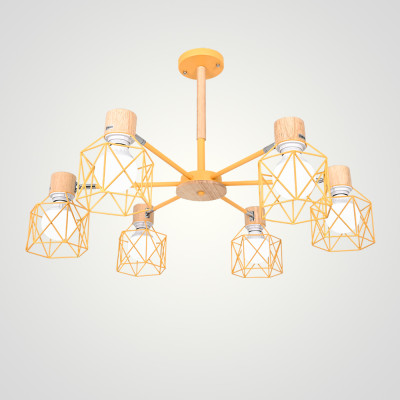 Потолочная люстра CORF B3 Yellow 6 lamps
