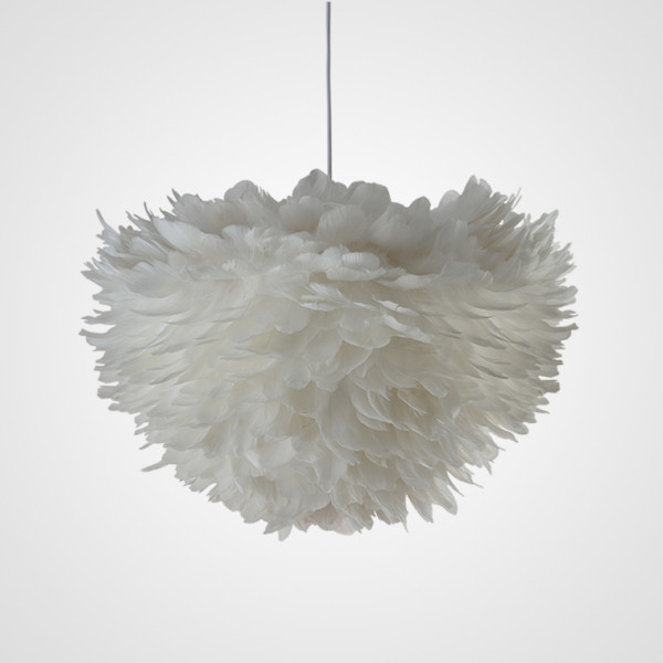 Подвесная люстра FEATHERS D80 White