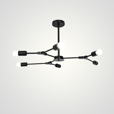 Люстра на штанге LATE D86 Black