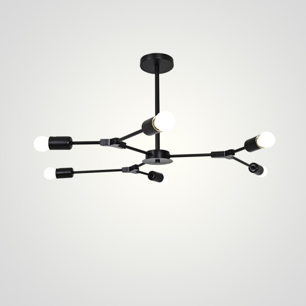 Люстра на штанге LATE D86 Black