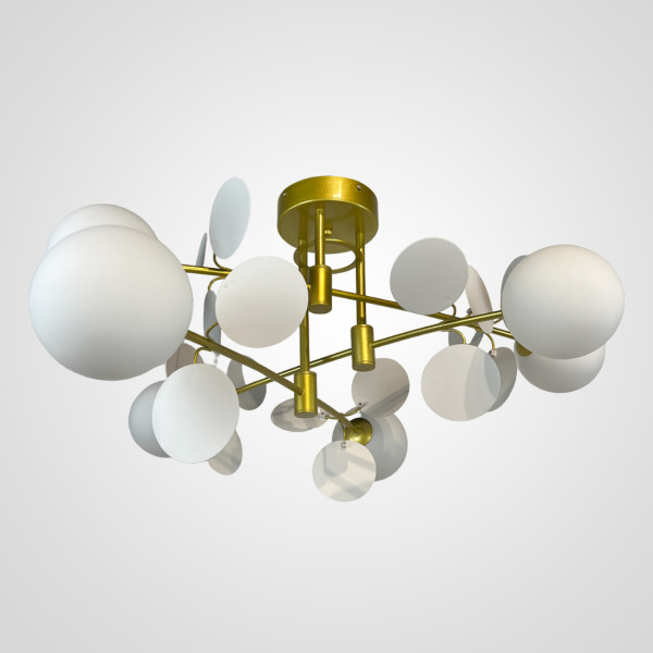 Потолочная люстра Light of MATISSE B D80 Gold White