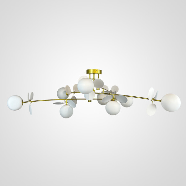 Потолочная люстра Light of MATISSE B D120 Gold White