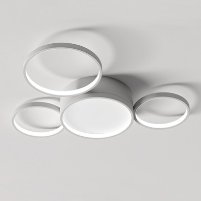 Потолочный светильник TWINE 4 rings White