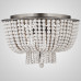 Потолочная люстра JACQUELINE CLEAR FLUSH-MOUNT Crystal