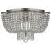 Потолочная люстра JACQUELINE CLEAR FLUSH-MOUNT Crystal