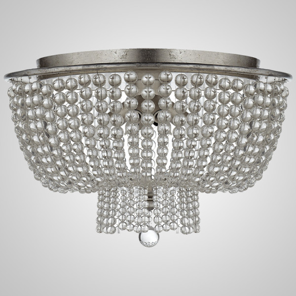 Потолочная люстра JACQUELINE CLEAR FLUSH-MOUNT Crystal
