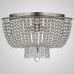 Потолочная люстра JACQUELINE CLEAR FLUSH-MOUNT Crystal
