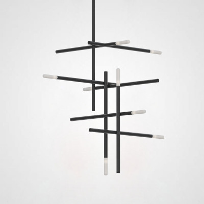 Люстра на штанге TRAVERSE H105 Black