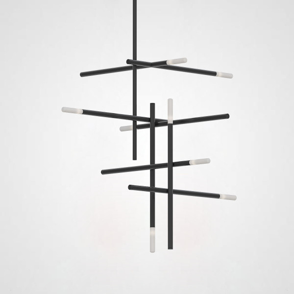 Люстра на штанге TRAVERSE H105 Black