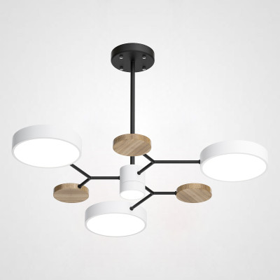 Люстра на штанге MEADE 4 lamps White