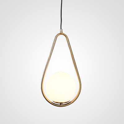Подвесной светильник HOOP DROP Brass