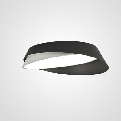 Потолочный светильник SHELL D40 White Black