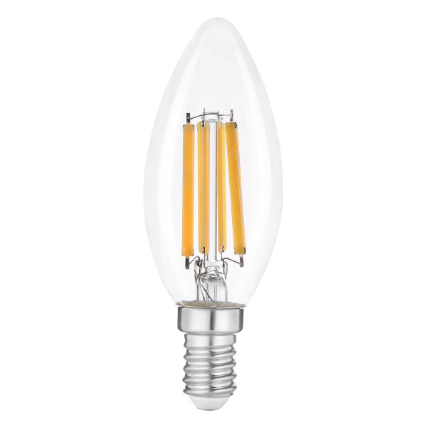 Светодиодная лампа E14 candles мощность 7W 2700K Transparent от ImperiumLoft