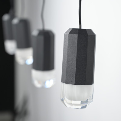 Подвесной светильник Via Wireflow Chandelier polyhedral 0374 Suspension lamp