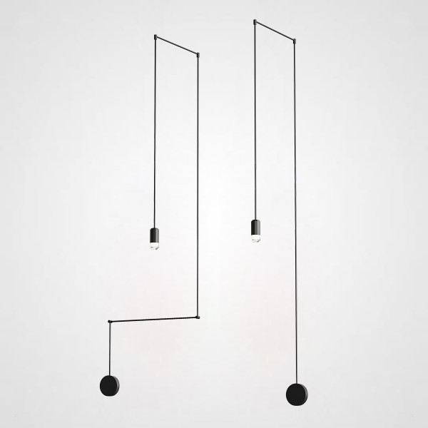 Подвесной светильник VIA Wireflow polyhedral 0347 Free-Form pendant lamp