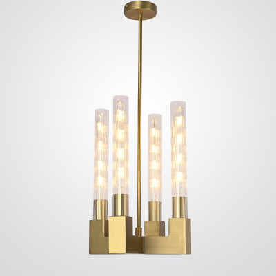 Люстра на штанге CANELLE Pendant lamp 4 Modern Brass
