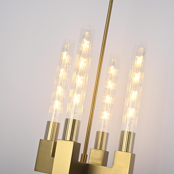 Люстра на штанге CANELLE Pendant lamp 4 Modern Brass Люстра на штанге CANELLE Pendant lamp 4 Modern Brass