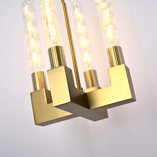 Люстра на штанге CANELLE Pendant lamp 4 Modern Brass Люстра на штанге CANELLE Pendant lamp 4 Modern Brass