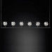 Люстра Boule De Cristal Linear Chandelier 6 Black