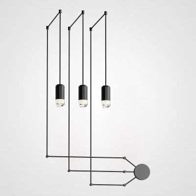 Подвесной светильник Via Wireflow polyhedral 0363 FreeForm Suspension lamp
