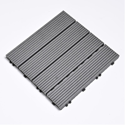 Садовая плитка ДПК 30x30 GREY SH-WPCSG-4H-23 - террасный паркет