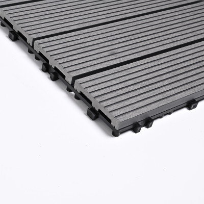 Садовая плитка ДПК 30x30 GREY SH-WPCSG-4H-23 - террасный паркет