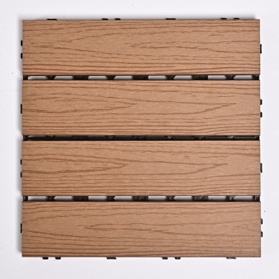 Садовая плитка ДПК 30x30 TEAK SH-WPC2D-4HX-19 , террасный паркет