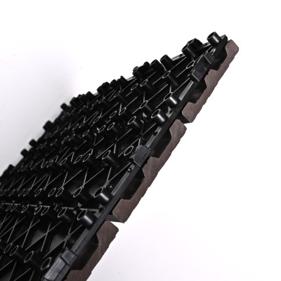 Садовая плитка ДПК 30x30 DARK COFFEE SH-WPC3D-4H-18 - террасный паркет