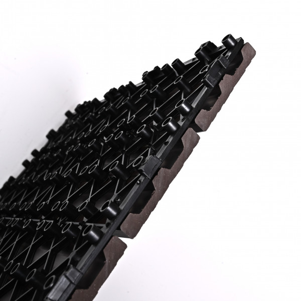 Садовая плитка ДПК 30x30 DARK COFFEE SH-WPC3D-4H-18 , террасный паркет