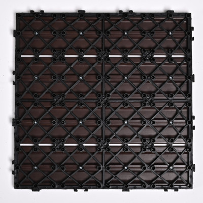 Садовая плитка ДПК 30x30 COFFEE SH-WPC3D-4H-16 - террасный паркет