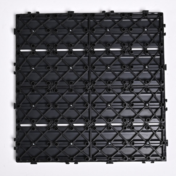 Садовая плитка ДПК 30x30 GREY SH-WPC3D-4H-15 , террасный паркет
