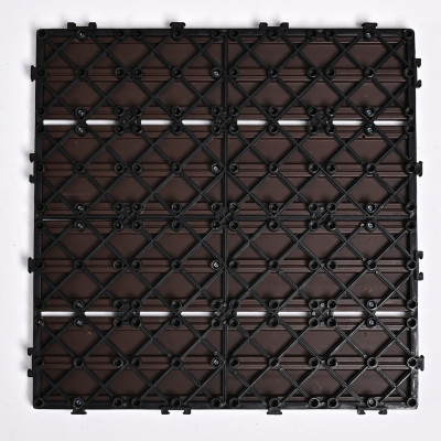 Садовая плитка ДПК 30x30 COFFEE SH-WPC2D-4HX-14 - террасный паркет