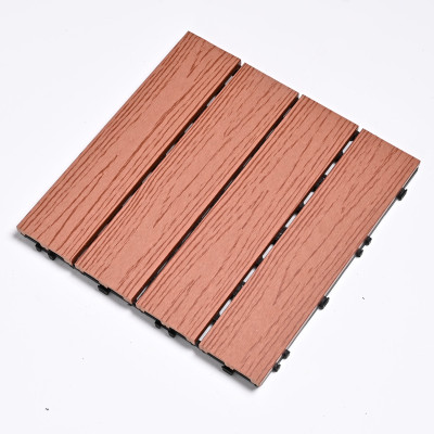 Садовая плитка ДПК 30x30 RED WOOD SH-WPC2D-4HX-13 - террасный паркет
