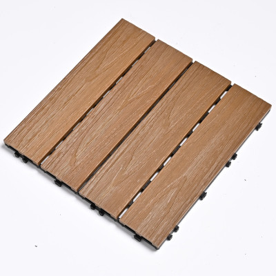 Садовая плитка ДПК 30x30 TEAK-BROWN SH-WPCOE-4H-11 - террасный паркет